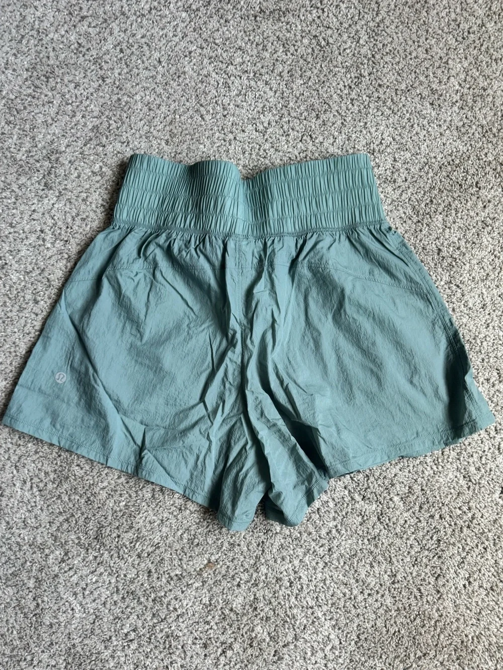 lululemon athletica Sage Green High-Rise Athletic Shorts - Picture 5 of 5